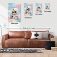 thumbnail image 5 of Happy Birthday Cute Puppy Collie with Cake Gifts Party Hat Vertical Matte Canvas Poster Collie Dog Lover Gifts Idea Wall Art Home Decor - 00029, 5 of 5