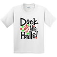 thumbnail image 3 of Inktastic Deck the Halls Christmas Ornament Youth T-Shirt, 3 of 5