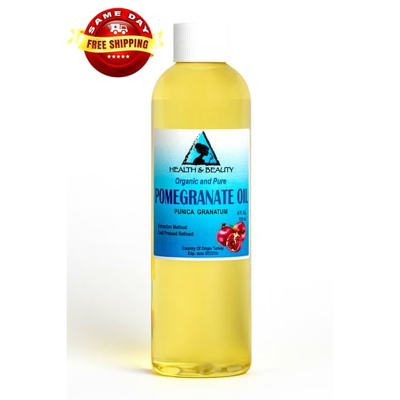POMEGRANATE SEED OIL REFINED ORGANIC COLD PRESSED NATURAL FRESH 100% PURE 4 OZ