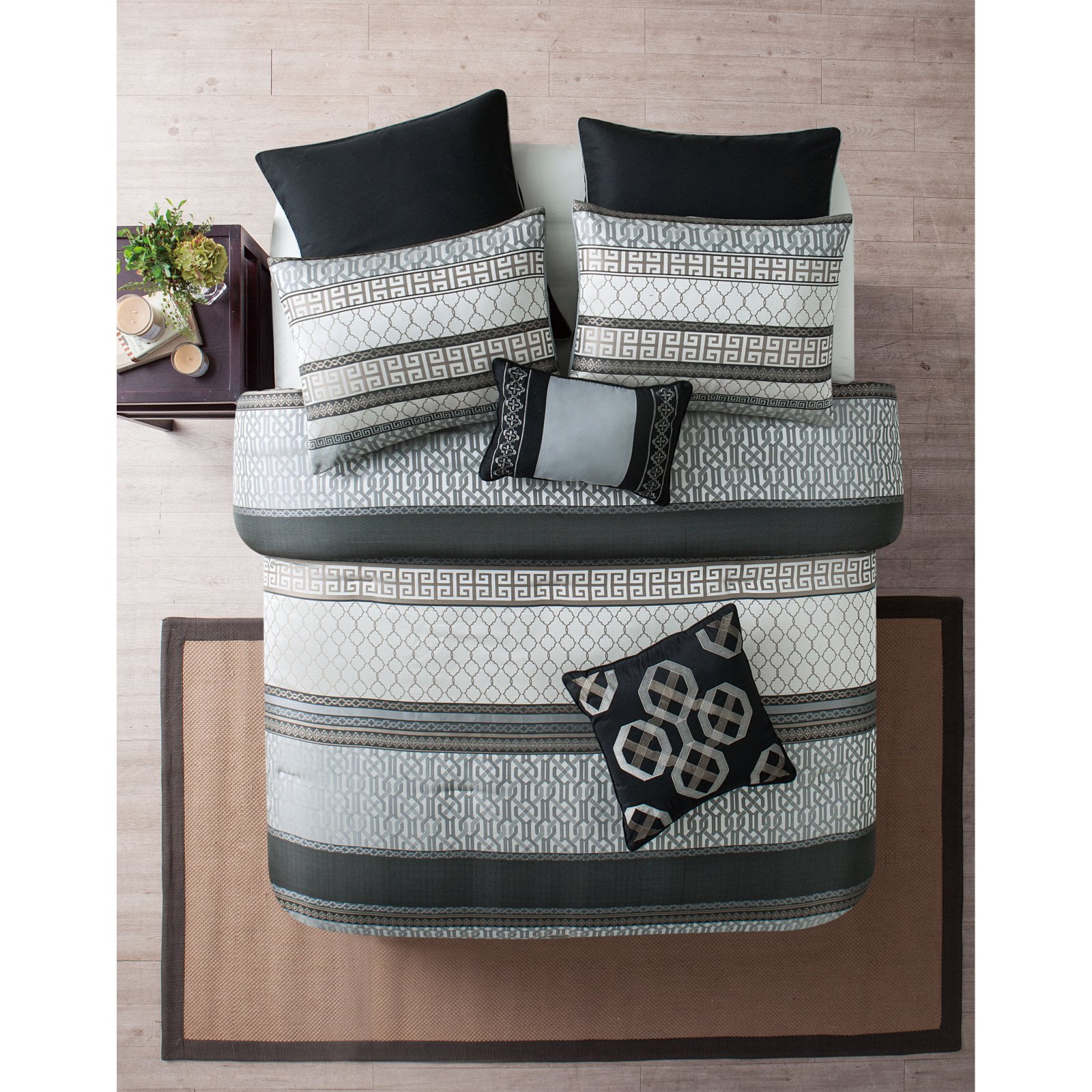 Jane Seymour Crenshaw 8 Piece Comforter Set By Vcny - Jane Seymour Bedding Sets Jane Seymour Crenshaw 8 Piece Comforter Set By Vcny - Jane Seymour Bedding Sets
