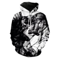 thumbnail image 4 of Sudadera unisex Sankill con estampado 3D de humo negro realista para hombre y mujer, estilo urbano, holgada y grande, 4 of 5