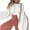 White, variant on dGslk Women Loose Knit Sweater Long Sleeve Pullover Lightweight Cropped Top Casual Oversized Jumper Soft Breathable Design Brown L