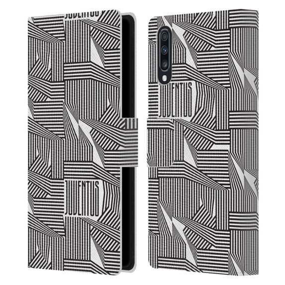 Head Case Designs Officially Licensed Juventus Football Club Patterns Stripes Leather Book Wallet Case Cover Compatible With Samsung Samsung Galaxy A70 (2019)