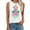 White, variant on Summer Womens Tank Tops Sleeveless Graphic Print Shirts for Women Casual Side Slit Tunic Tops