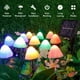 thumbnail image 3 of 10pcs Mini Solar Mushroom Lights, Outdoor Solar Garden Light, Waterproof Cute Mushroom Shaped Flower Lights For Pathway Landscape Yard Patio Garden Party Wedding Festival Decoration, 3 of 4