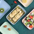 thumbnail image 7 of RuiJiao Rectangular Dinner Plates, Reusable Durable Lightweight Salad Plate for Fruits, Snack, Pasta, Cake, Dessert, Dishes, 7 of 7