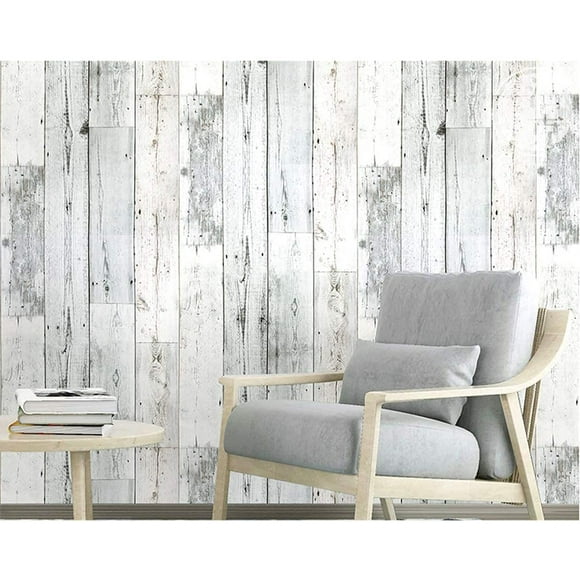 Wood Contact Paper Peel and Stick wallpaper PVC SelfAdhesive Removable Wall sticker use for Decorative Wall Covering Vintage Wood Panel Interior Film Backsplash Easy to Clean (17.71" X19.7 “, Wood #3)