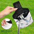 thumbnail image 4 of Haosy Seagulls Flying Golf Mallet Putter Cover Strong Magnetic Leather Golf Club Headcover Closure, 4 of 7