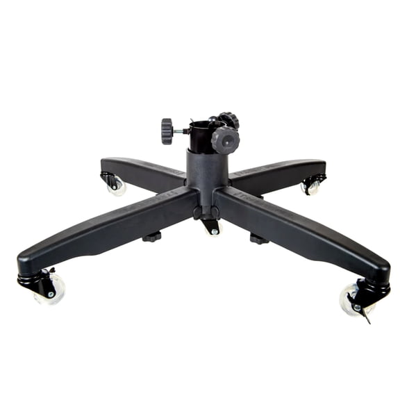 Tree Keeper Adjustable Rolling Christmas Tree Stand for Trees 6'-9' - Black