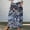 Black#1, variant on Women's Printed Elastic Waistband Pleated Pocket Skirt With Mid Calf Skirt Green XXXXL