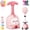 Pink+1car, variant on 2026 Upgraded Balloon Launcher Toy Set, Air-Powered Animal Balloon Car – 2-in-1 Race & Fly Pressing Cars, Party Favors & Birthday Gift for Kids with Manual Pump (Pink+1car)