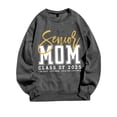 thumbnail image 1 of Mom Lady Sweatshirt Is All A Mess Long Sleeve Patterned Shirt Funny Saying Mom Pullover Top, 1 of 2
