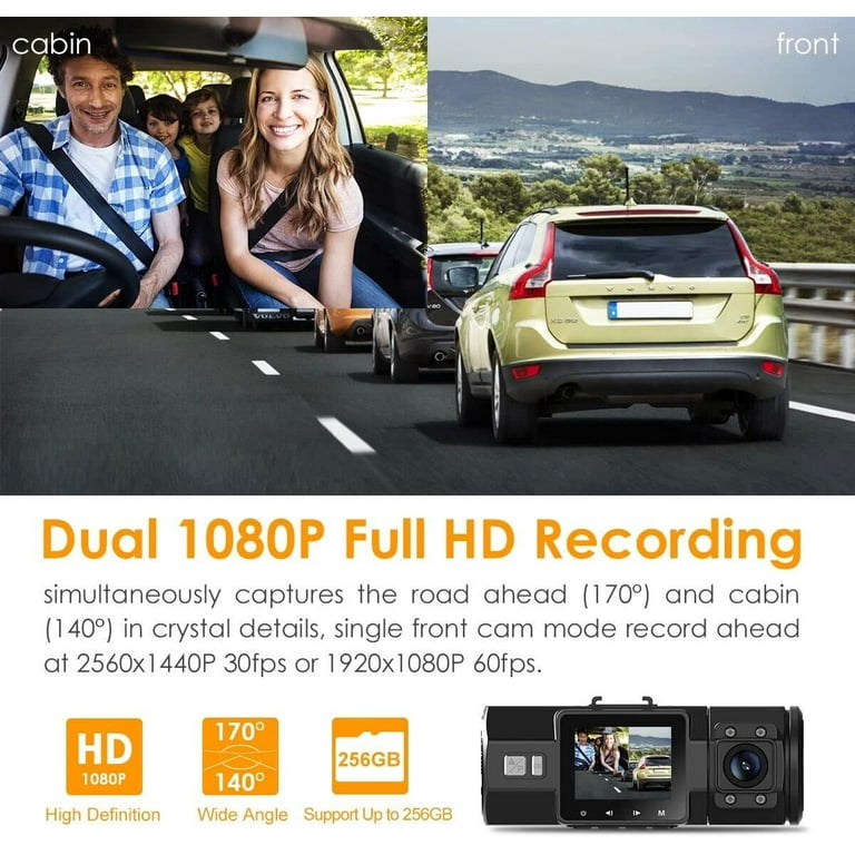 Nexar Pro Dual Dash Cam - HD Front Dash Cam and Interior Car Security  Camera - Nexar Dash Cam Front and Cabin - Dual Dash Cam Parking Mode and  WiFi 