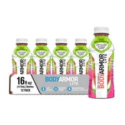 BODYARMOR LYTE Sports Drink Low-Calorie Sports Beverage, Kiwi Strawberry, Natural Flavors With Vitamins, Potassium-Packed Electrolytes, No Preservatives, Perfect For Athletes, 16 Fl Oz (Pack of 12)