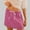 Hot Pink, variant on Elvqul Womens Skirt Elastic Waist Mini Skirts Summer Solid Drawstring Green Short Skirts for Ladies A-Line