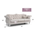 thumbnail image 5 of Miekor Furniture Hollywood G0667A-S Sofa , IVORY MK5991, 5 of 5