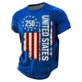 thumbnail image 4 of FINALGANG Boys American Flag T-Shirt 4th Of July Shirt 250th Anniversary Usa Shirts Kids Independence Day Tee Shirts Patriotic Printed Fashion T Shirts 12-13 Years, 4 of 4