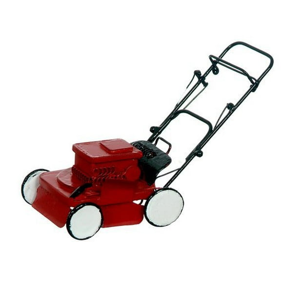 Dollhouse Miniature Red Lawnmower