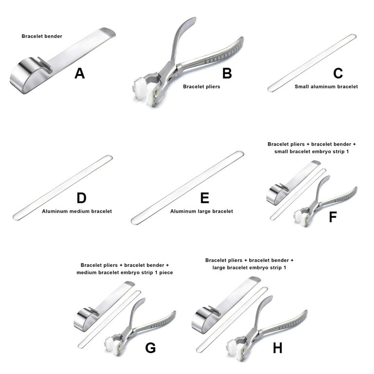 Linyer Professional Metal Bracelet Bend Machine Bangle Reusable Bender  Bending Tool Jewelry Making DIY Crafting Accessories Small Strip 