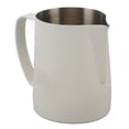 thumbnail image 3 of Frothing Jug Pitcher, Multipurpose Milk Frother Cup Falcon Beak Design 304 Stainless Steel 600ML  For Home White,OD Green, 3 of 8