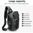 thumbnail image 3 of BANGE Waterproof Men's Sling Bag, Large Capacity Crossbody Backpack Durable, 3 of 8