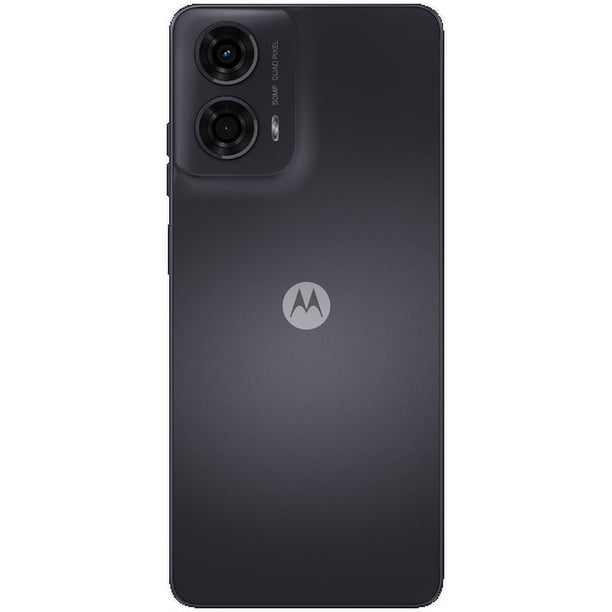 Motorola Moto G24 128GB ROM Smartphone (Unlocked), Matte Charcoal 