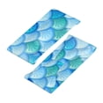 thumbnail image 2 of Sports Headbands Sweat Absorbing Breathable Hair Head Bands for Running Fitness Gym, Fish Scale Pattern, 2 of 7