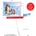 thumbnail image 2 of Penguins and Greetings - 20 Boxed Season's Greetings Cards with Envelopes (4 x 5.12 Inch) - Cute Family Christmas Cards for Kids - Assorted Notecard Set (2 Cards of 10 Designs) AM2951SGG-B2x10, 2 of 8