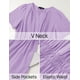 thumbnail image 3 of Vestido ZESICA casual de verano a media pierna para mujer, color morado, talla M, 3 of 4