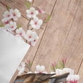 thumbnail image 6 of Valance for Windows,Spring Cherry Flower Bird Valances Curtain Rod Pocket Valance for Kitchen Bedroom Living Room Bathroom,Rustic Floral Retro Wood Board Short Curtains Window Treatment 54x18in, 6 of 9