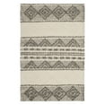 thumbnail image 2 of SAFAVIEH Natura Carly Geometric Braided Wool Area Rug, Grey/Ivory, 6' x 9', 2 of 5