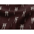 thumbnail image 4 of oneOone Viscose Jersey Fabric Ikat Style Kasuri Printed Craft Fabric BTY 60 Inch Wide, 4 of 5