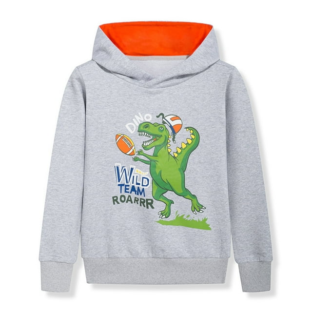 WEAIXIMIUNG Chandail à Capuche Imprimé Décontracté pour Garçons et Filles à Manches Longues