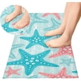 thumbnail image 3 of SKYSONIC Colorful Starfish Soft Runner Rug Washable Non-Slip Room Rug Hallway Rug Runner for Entryway,Hallway,Bathroom,and Kitchen,39x20In, 3 of 7