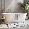 thumbnail image 2 of Black White Mushroom Sketch White Pattern Kitchen Rug Mat,Kitchen Runner Rugs Non Skid Washable,Decorative Kitchen Floor Mats for Kitchen,Sink,Laundry,17"x47.2", 2 of 7