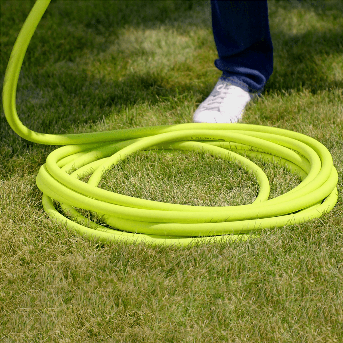 Legacy Manufacturing Flexzilla Garden Hose, 3/4" x 100', 3/4" - 11 1/2 GHT Fittings