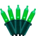thumbnail image 1 of YULETIME 200 Count Green LED Christmas Lights, 66 Feet Green Wire UL Certified Commercial Grade Holiday String Light Set (Green), 1 of 4