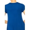 thumbnail image 7 of Women's Casual Short Sleeve Tunic Top With Pockets, 7 of 7