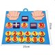 thumbnail image 1 of DIY Felt Christmas Tree Set with 32 Ornaments and LED String Lights for Toddlers Kids New Year Gift Xmas Gifts Home Door Wall, 1 of 4