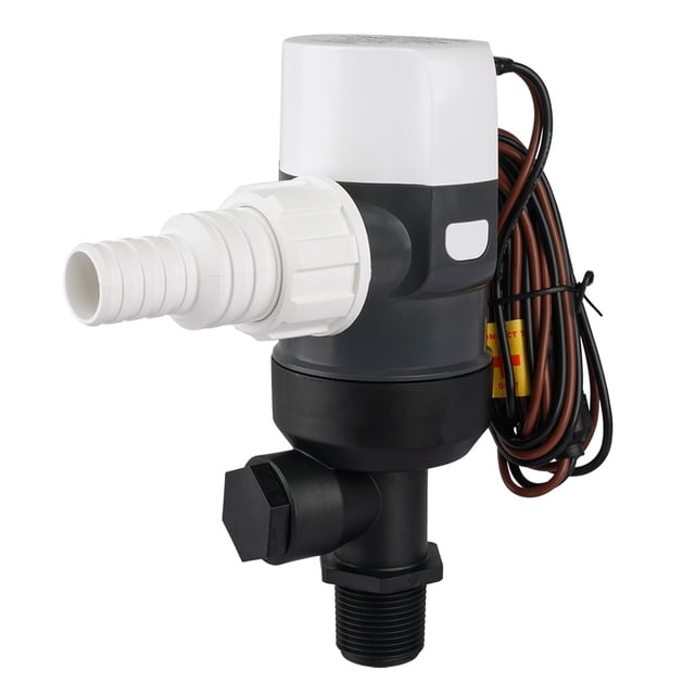Bomba Livewell Commodore 1100 GPH vertical, corta, 12 V