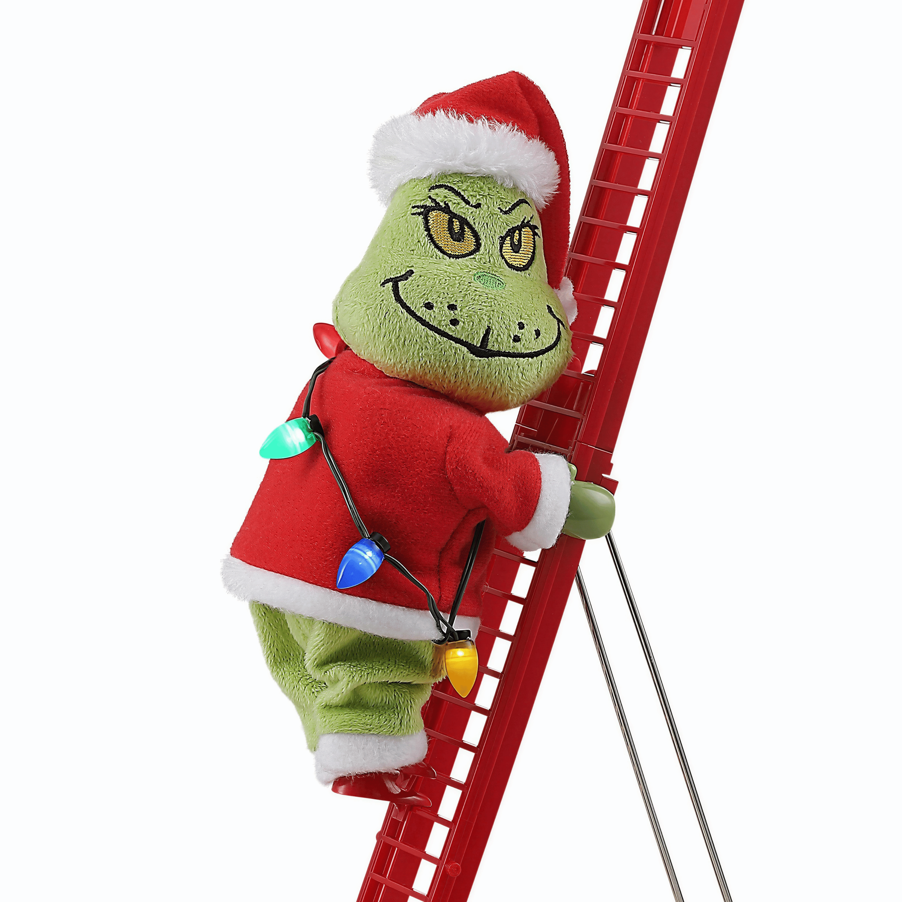 GRINCH 17" Animated Tabletop Climber Decoration