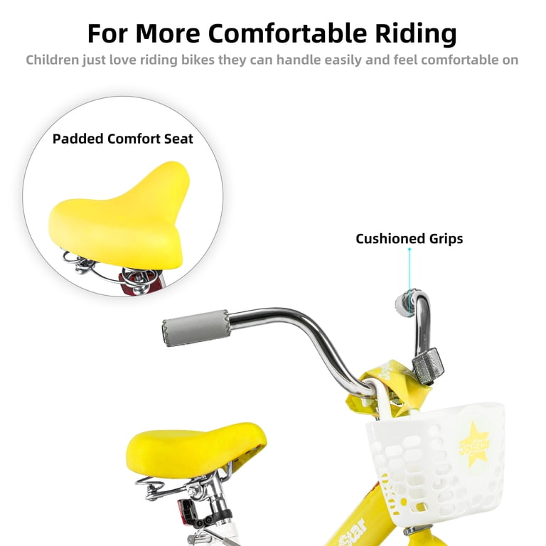 Joystar Safe for Young Riders Girl's Bicycle with Basket - Walmart.com
