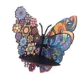 thumbnail image 4 of Estante de mariposa de madera estante de pared estante de la pared de la pared del porta de almacenamiento flotante para la habitación de la habitació, 4 of 9