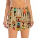 thumbnail image 2 of Balery Dancing African Women Pantalones cortos deportivos para mujer con forro y dos bolsillos, elásticos, para entrenamiento, gimnasio, yoga-Medium, 2 of 7