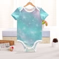 thumbnail image 6 of Glowing Crystals Candy Colored Aurora Pure Cotton Bodysuit Short Sleeve Pajamas One-Piece Romper Unisex 2T, 6 of 6