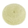 7 Inch Beige Pure Wool Buffing Pad Compound Cutting Polishing Wheel Pads Disc for Car