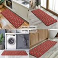 thumbnail image 6 of Red Christmas Tree Pattern Kitchen Rug Mat,Kitchen Runner Rugs Non Skid Washable,Decorative Kitchen Floor Mats for Kitchen,Sink,Laundry,17"x47.2", 6 of 7