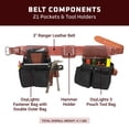 thumbnail image 3 of Cinturón para herramientas Occidental Leather OxyLights Ultra Framer Small, 3 of 6