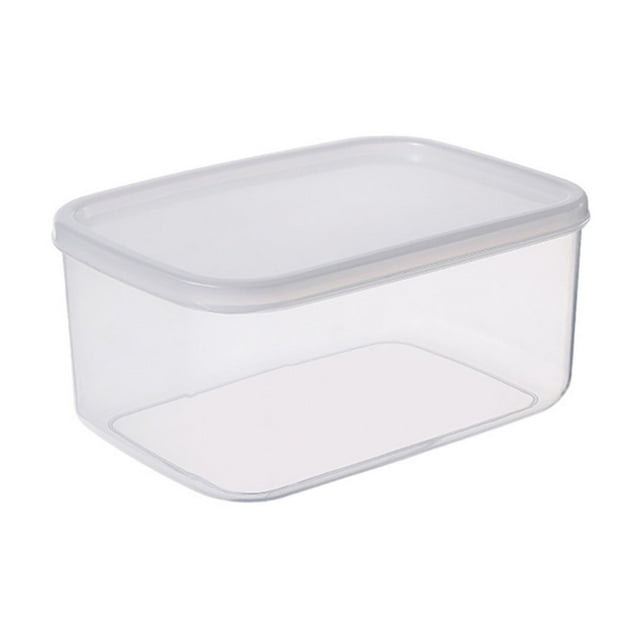 Refrigerator Fresh-keeping Box Small Lunch Box Kitchen Lunch Box Plastic Storage Box Rectangular Sealed Box