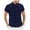 j-Blue25958, variant on LIIPEE Men Shirts Casual Solid Color Short Sleeve Stand Neck Business Shirt Male Regular Fit Lightweight Fashion Tops Comfortable Breathable Soft Daily Shirts,Blue,L